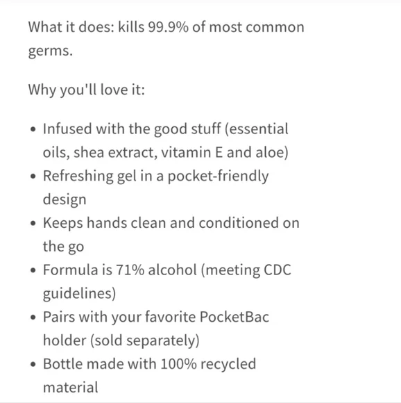 💛🧸🤲 NWT‼️Bath & Body Works Yellow Gummy Bear Pocketbac Holder with Sanitizers - Picture 10 of 10